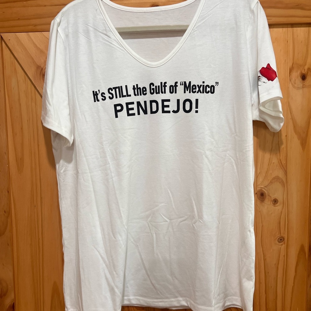 White Graphic T-Shirt with Text Print